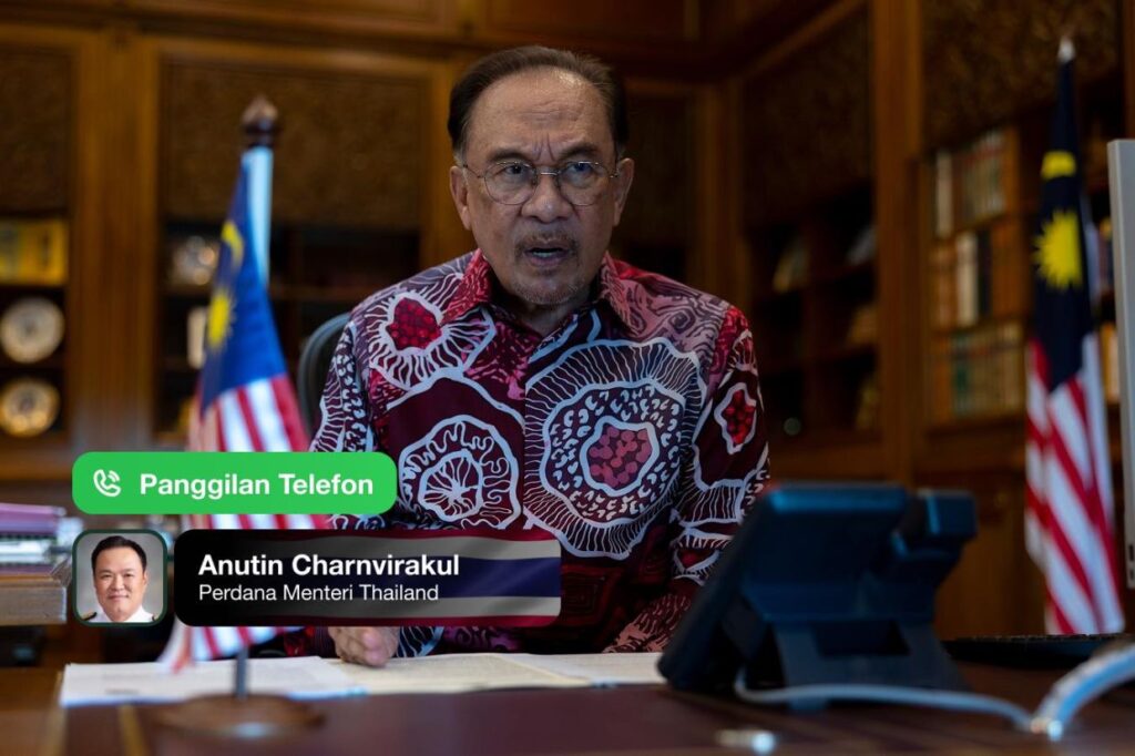 Anwar menjemput anutin pm thai baru untuk melawat Malaysia